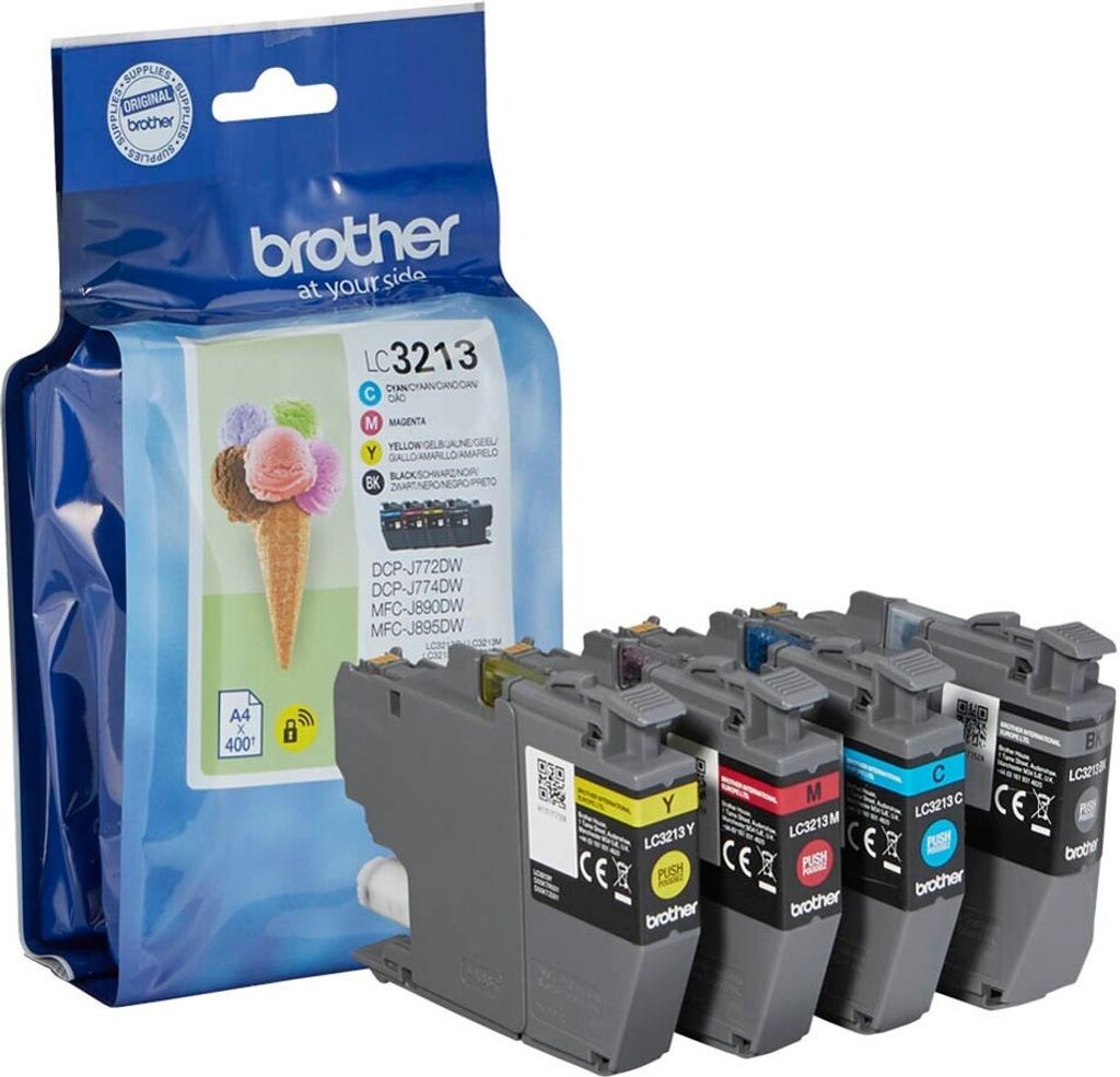 Cartuccia Compatibile Giallo LC3213Y Per Brother DCP-J572DW J772DW J774DW MFC-J890DW J895DW - 400 Pagine