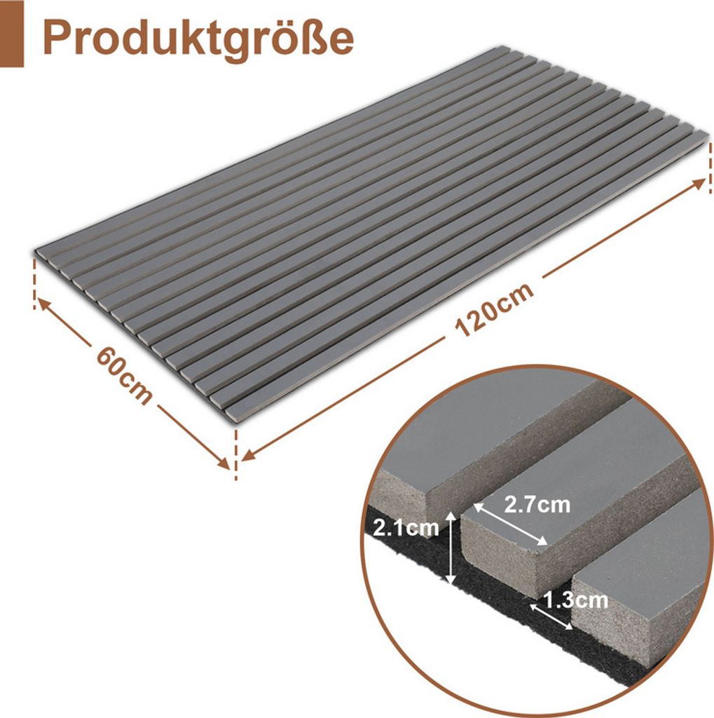 Jopassy Akustikpaneel MDF Wandverkleidung Natur Akustik Produktbild