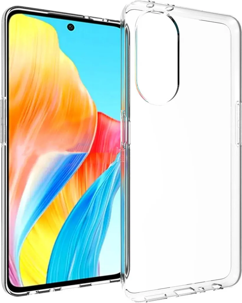 Accezz Cover posteriore trasparente in TPU per Oppo A98 - Trasparente