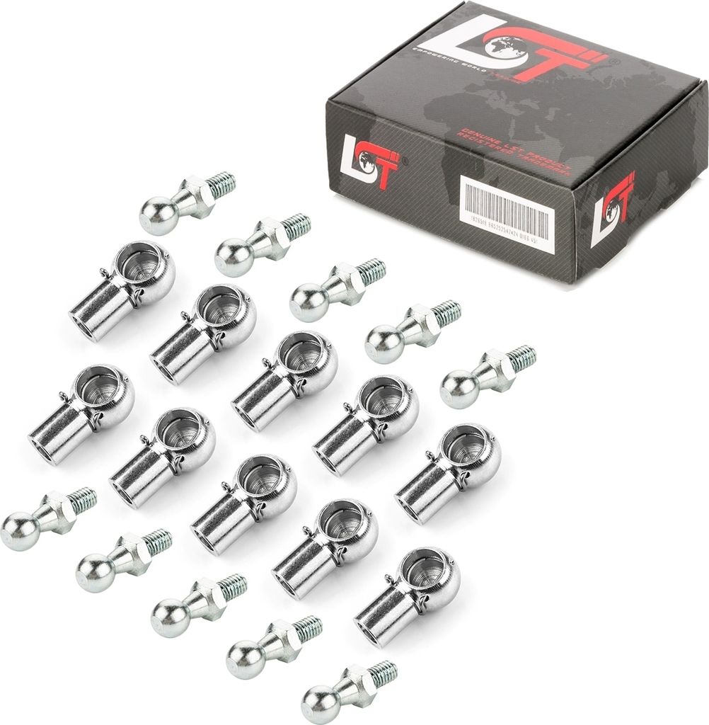10x Kugelpfanne mit Kugelzapfen M8 10mm für ALFA ROMEO FIAT SUBARU TOYOTA