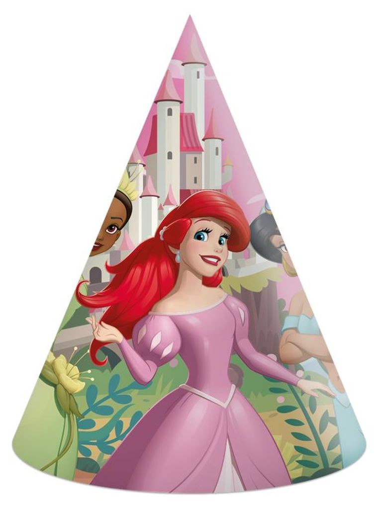 6 Partyhüte - Disney Princess Create Your World Produktbild 