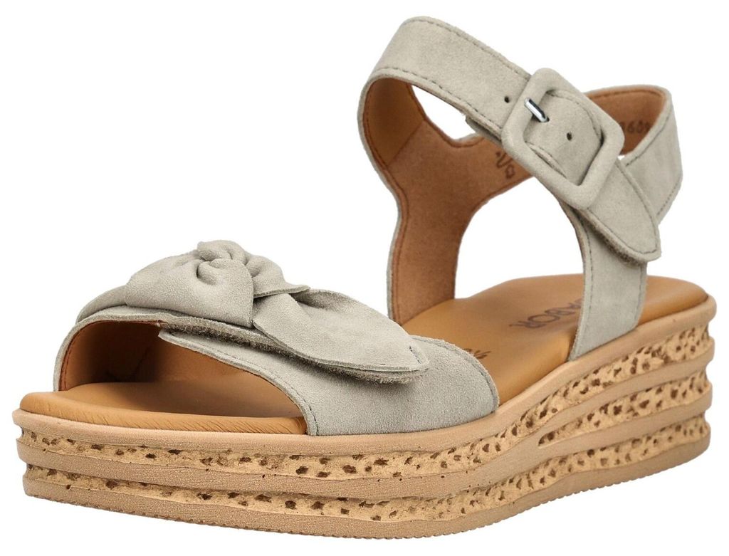 Gabor  Damenschuhe Sandalen Hoch Sandalette Grün Freizeit Produktbild 