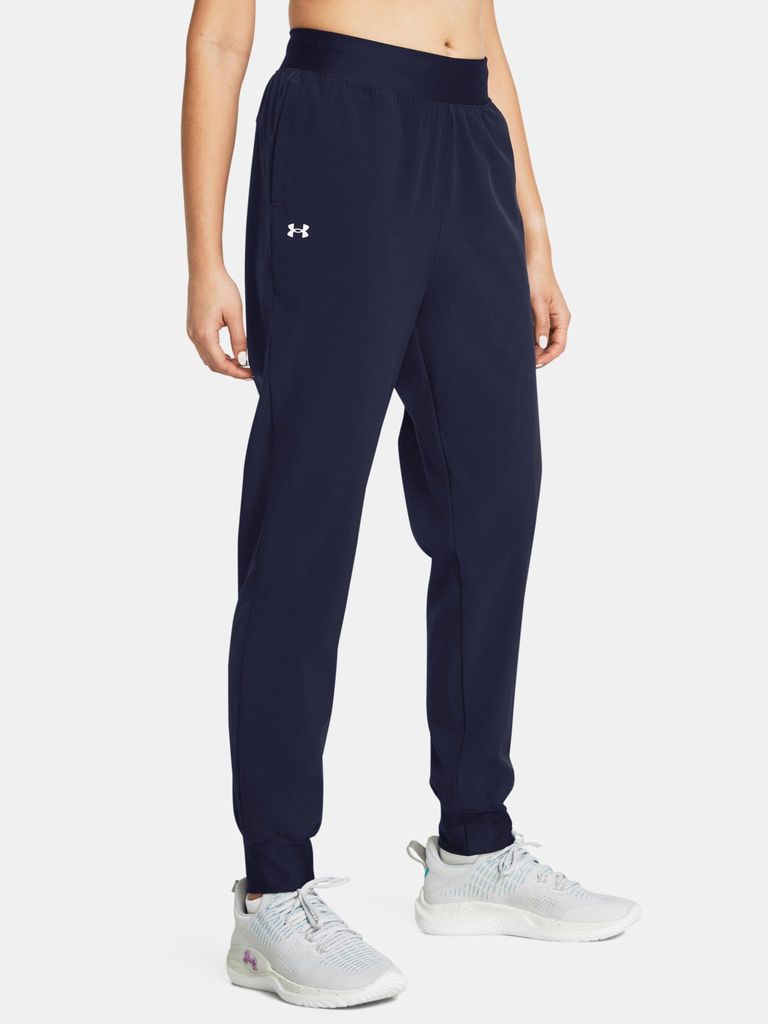 Under Armour Damen Sporthose Ua Rival Hi Rise Woven Pant-Blu 1382727-410__MD