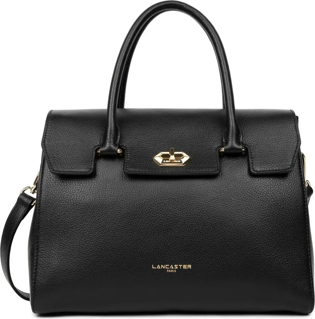Sac de Ville Lancaster Foulonné Milano Noir L - Idéal pour le Travail