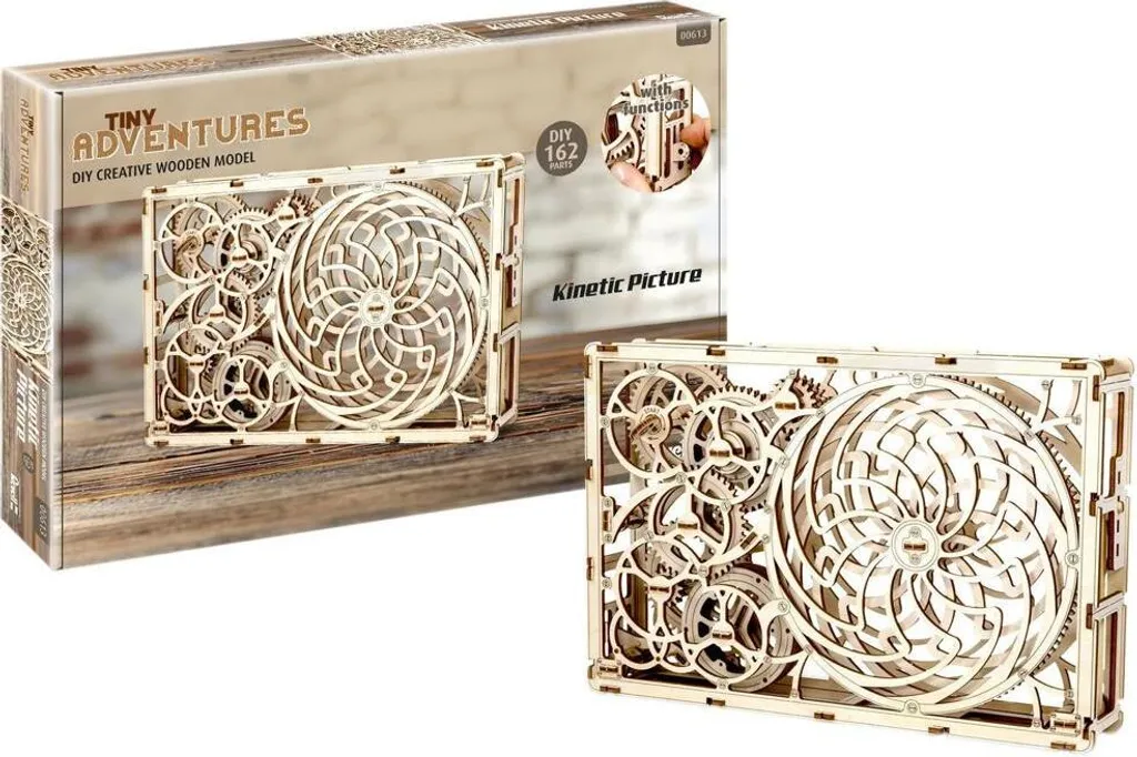 Puzzle 3D Mécanique Kinetic Picture Revell Maquette en Bois Animée