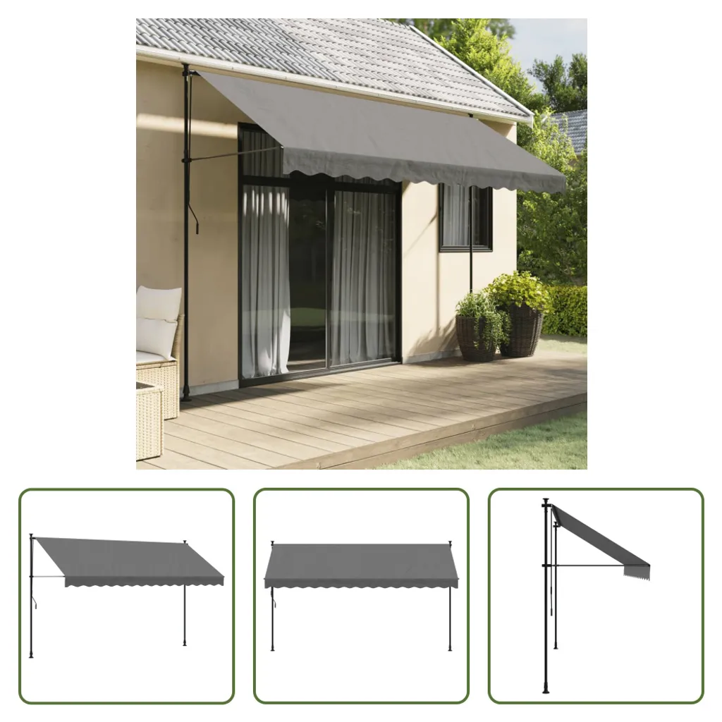 Tenda Retrattile Esterno 350x150 Antracite | Design e Protezione