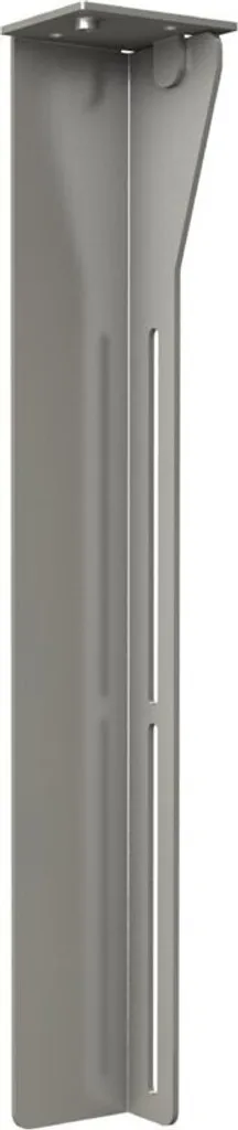 Goulotte passe-câbles Kindermann 4005000010 pour rangement bureau Gris