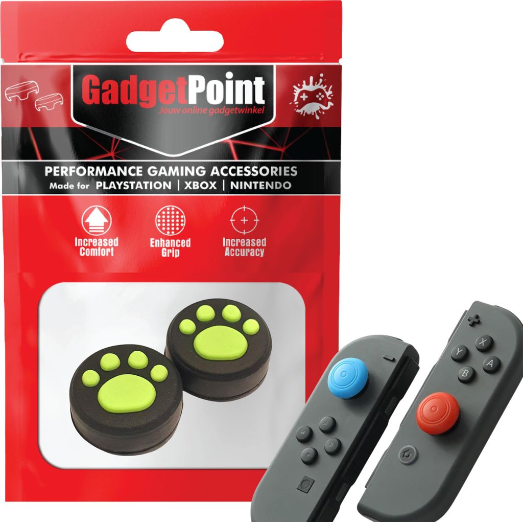 Thumbgrips - Thumb Grips voor Nintendo Switch Joy-Con Controllers - Gaming Thumbgrips - Performance Anti-Slip Thumbsticks - Bescherming Accessoires...