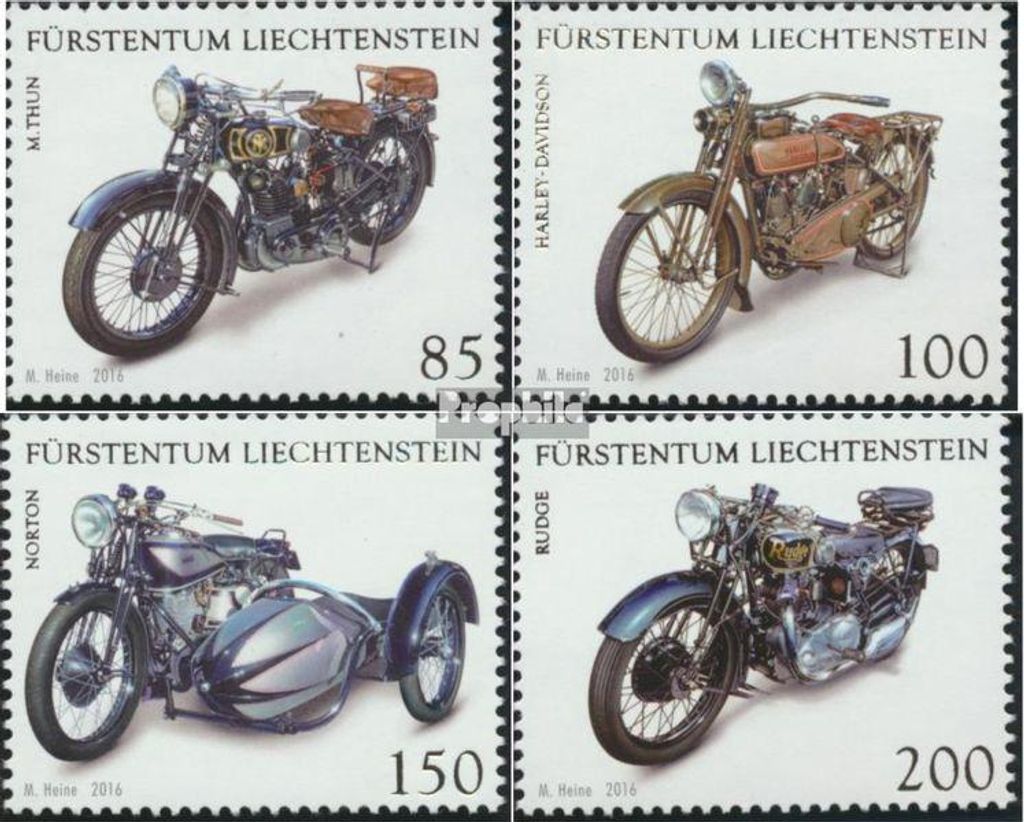 Briefmarken Liechtenstein 2016 Mi 1824-1827 (kompl.Ausg.) Produktbild 