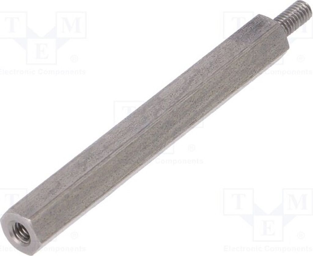 10x Distanzmuffe mit Gewinde 40mm Innengew: M2,5 Außengew: M2,5 242X40 Distanzelem