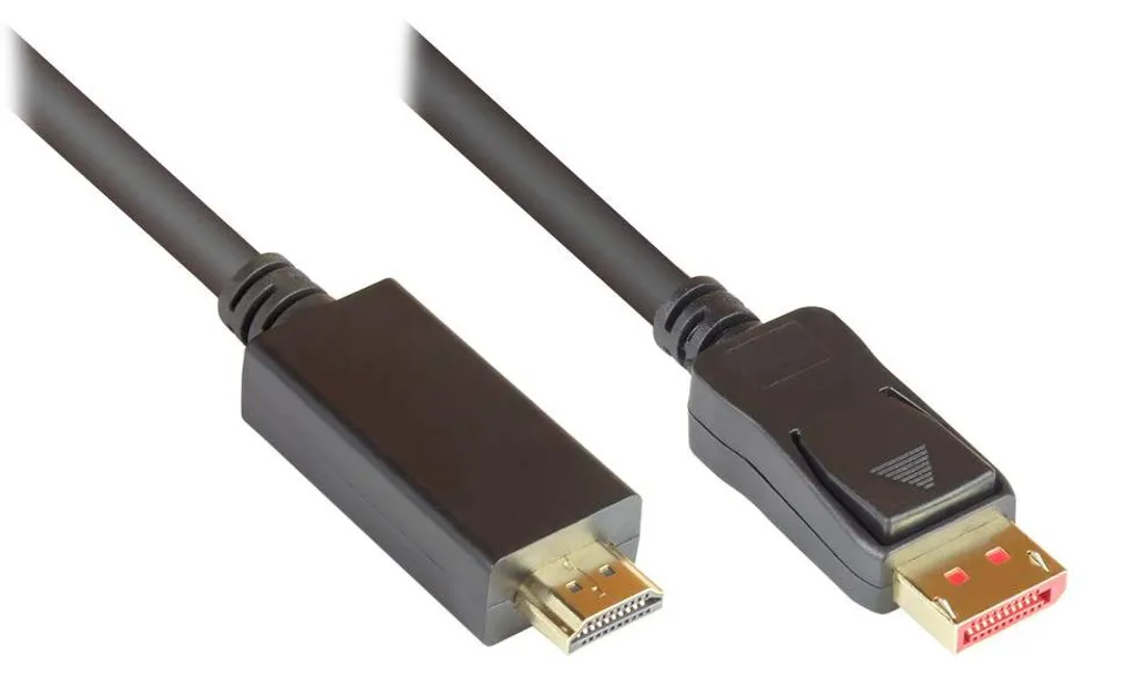 Câble DisplayPort 1.4 vers HDMI 2.0 Good Connections DP14-HDMI1 Noir 1m