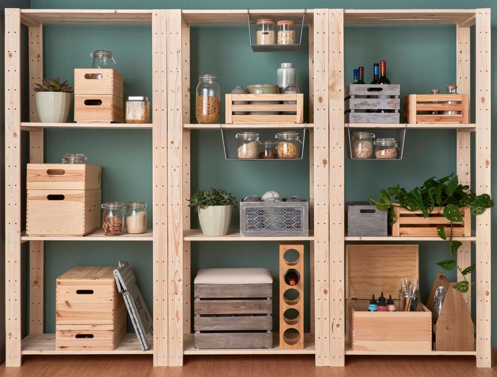 Univerzálny box Zeller s vekom, borovica 40x30x24 Obrázok produktu 12