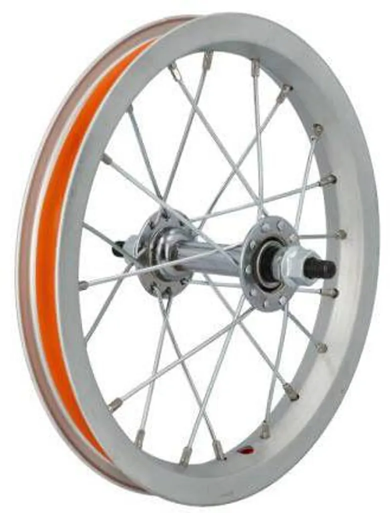 Roue 12 1/2 x 2 1/4 en aluminium argenté 20G Japs légère et solide