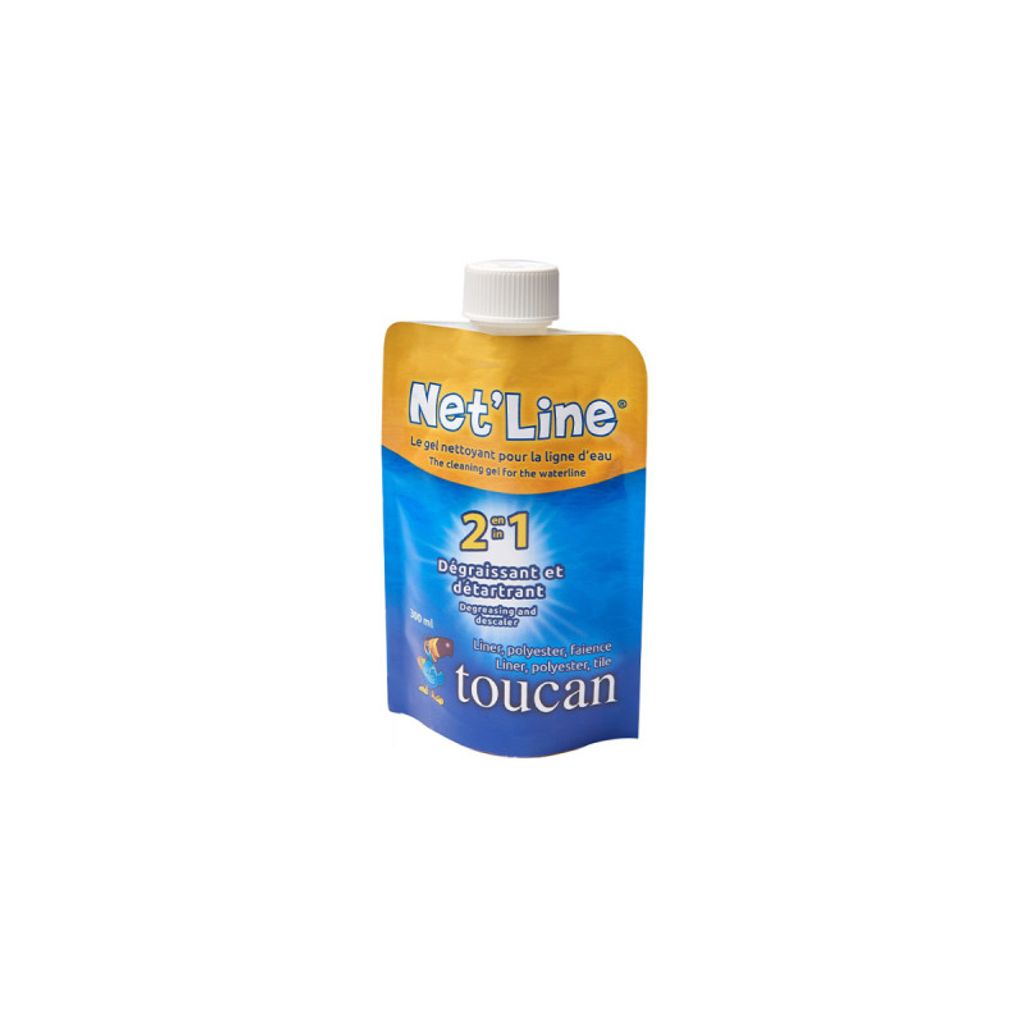 Netline Schwimmbad-Wasserleitungsreiniger-Gel TOUCAN- 300ml Produktbild 