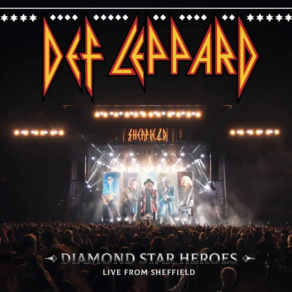 Album Def Leppard Diamond Star Heroes Live Sheffield CD Complet et Rare