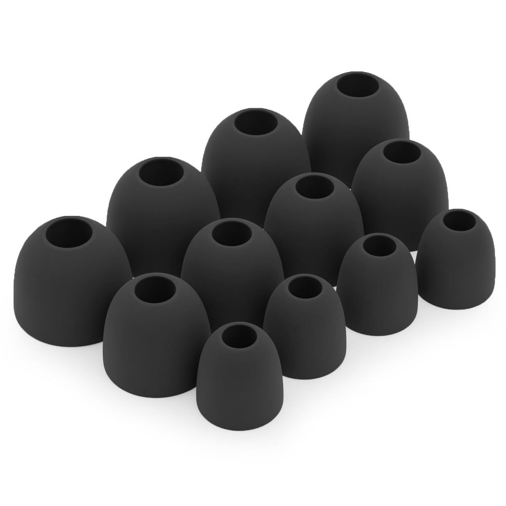 12 x Silikon Ohrstöpsel Ohrhörer Gummi Tipps Für B&O EQ, H3, H5, E4, E6, E8 Kopfhörer Ohrhörer