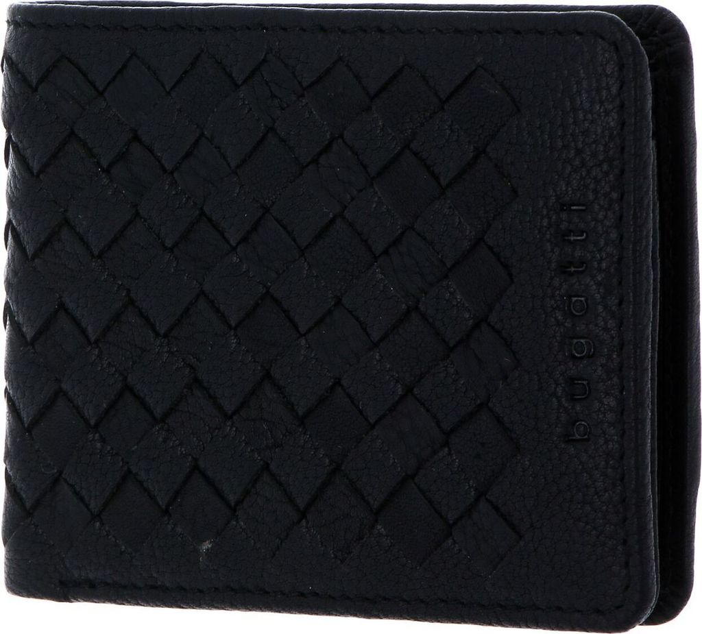 bugatti skórzany portfel Woven Small Wallet czarny czarny Zdjęcie produktu 