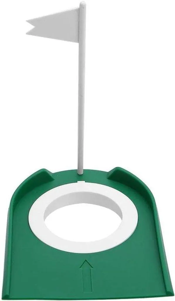 Finis les putts manqués grâce au kit de golf à trou réglable et drapeau blanc