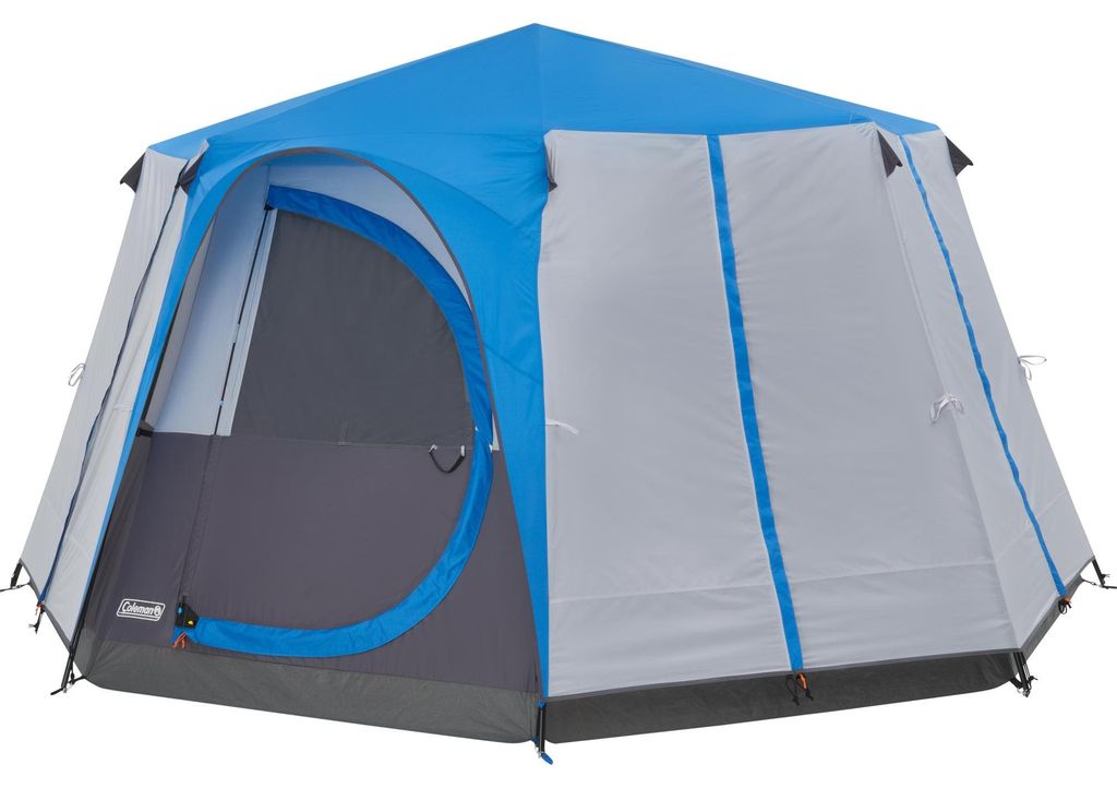 Coleman Octagon 8 Blau 8 Personen Familien-Zelt Produktbild 