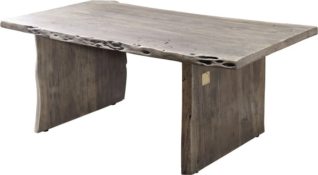 Table basse bois massif durable et facile d'entretien gris PURE ACACIA 427