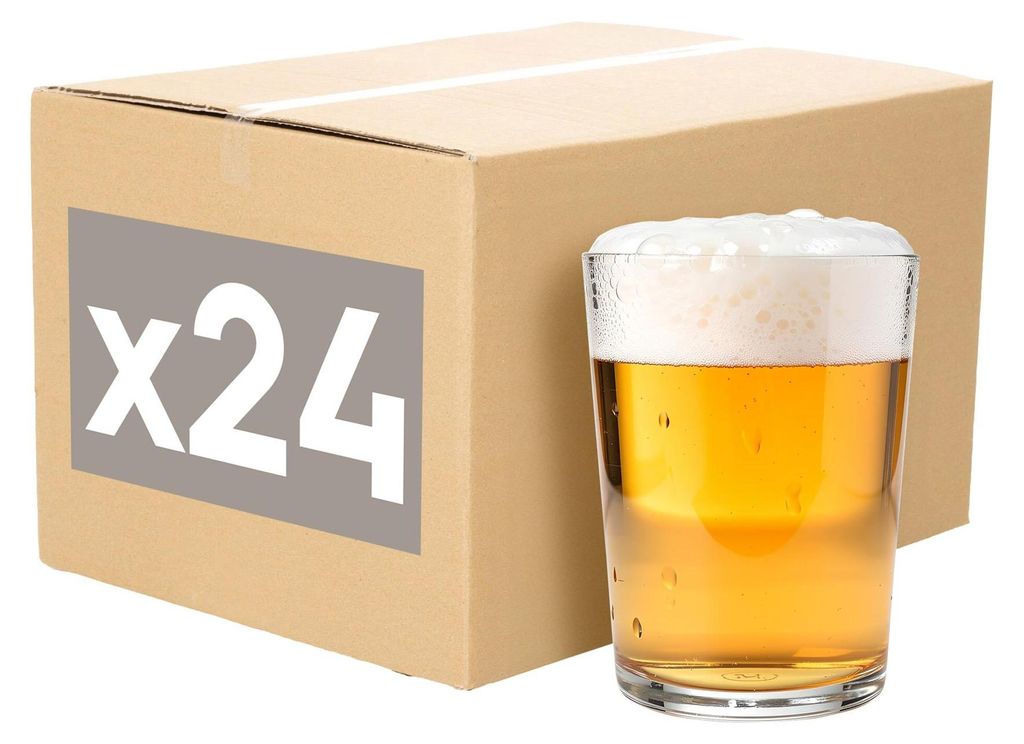 Argon Ta Grand Islington Pint-Biergläser – 650 ml (23 oz) – 24er-Pack