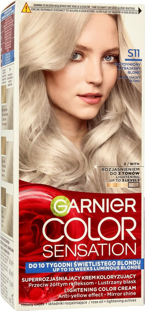 GARNIER Color Sensation Haarfärbemittel S11 Smoky Ultra-Bright Blonde