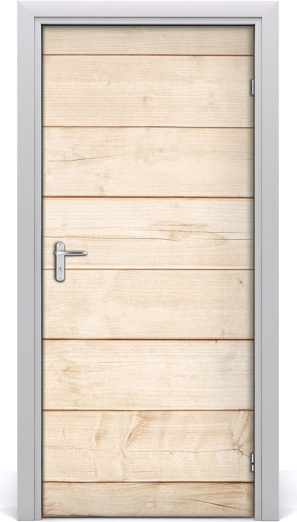 Tulup Türaufkleber 95x205 cm Dekorative Aufkleber Selbstklebend Wasserdichte Tapete Abnehmbar Schlafzimmer Wohnzimmer Wohnkultur - Holzuntergrund