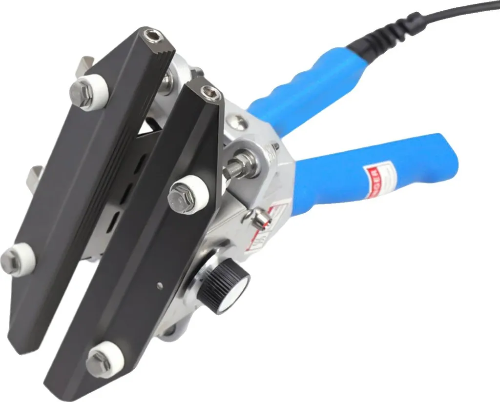 Finissez vos soudures sans surchauffe avec cet appareil portable bleu