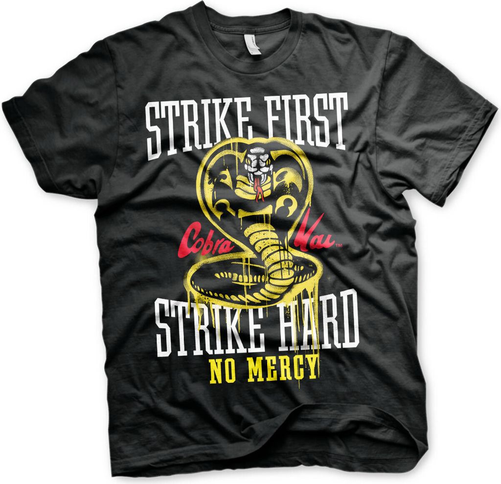 Strike First - Strike Hard - No Mercy T-Shirt - Medium - Black