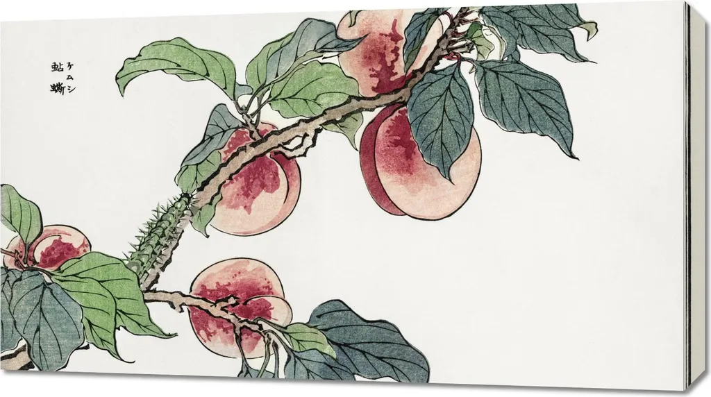 Poster Artistico Morimoto Toko 90x50cm Caterpillar on Tree Wall Art