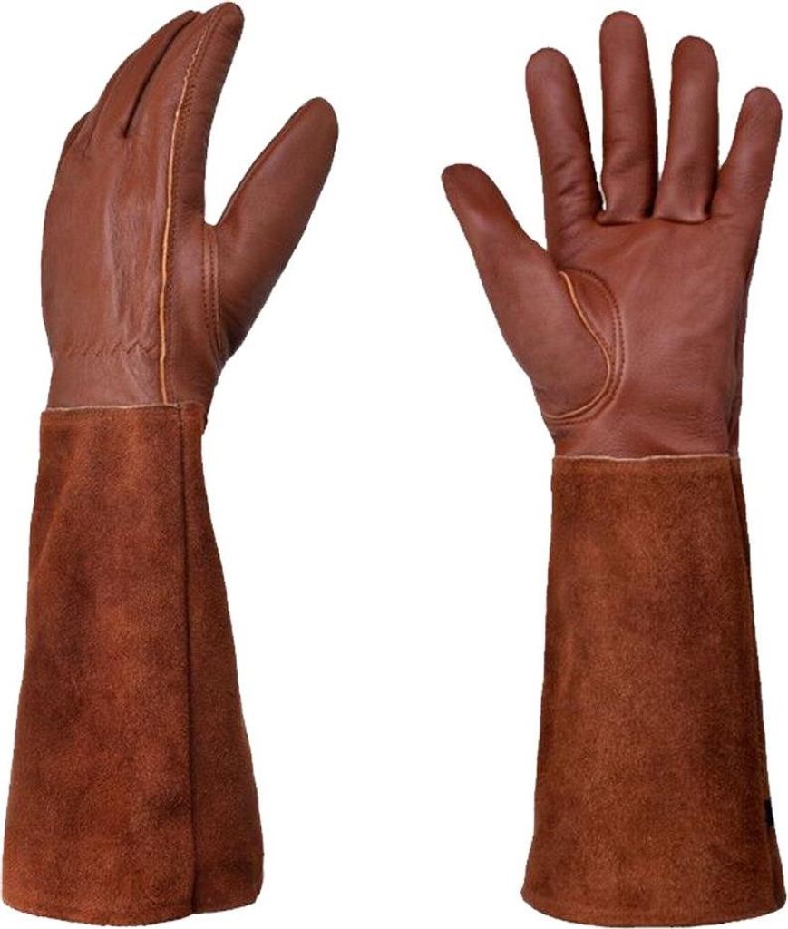 Dornenresistente Gartenhandschuhe für Damen, lange Produktbild 
