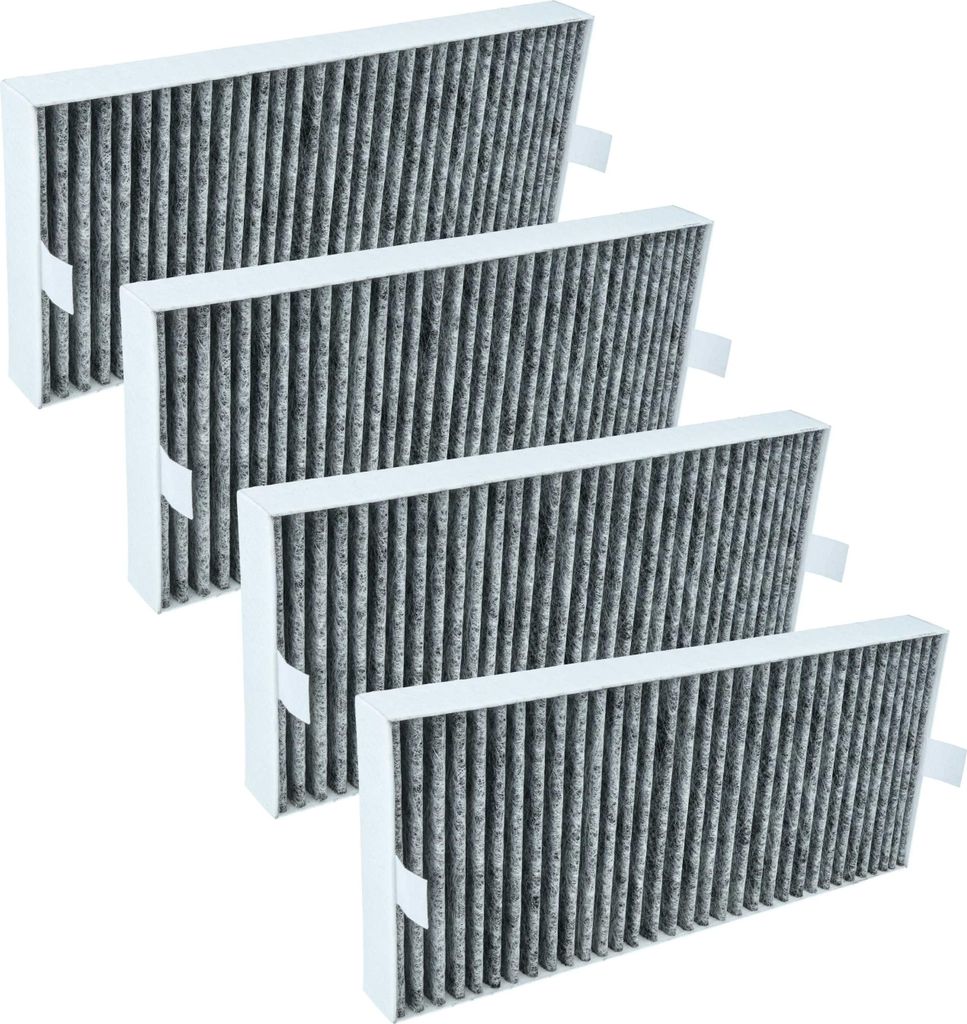 vhbw 4x Aktivkohlefilter Ersatz für Miele DKF 35-P, Produktbild 