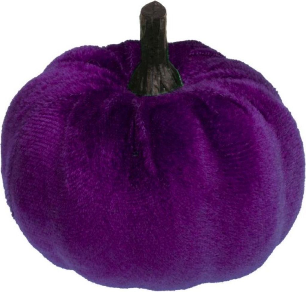 Velours Kürbis 7 x 4 cm | Lila