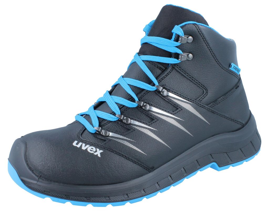 UVEX 2 trend Herren Schnürstiefel S3 schwarz blau - Größe: Produktbild 