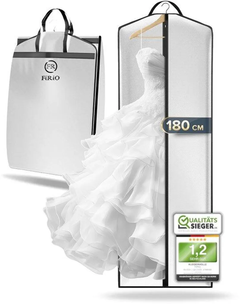 Housse de rangement extensible 180 cm pour vêtements et longs manteaux