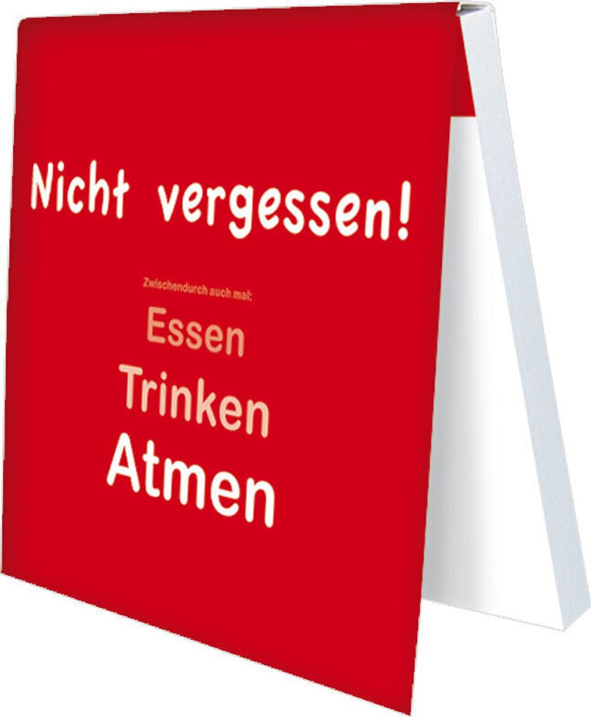 Gute-Laune-Klebezettel - Nicht vergessen