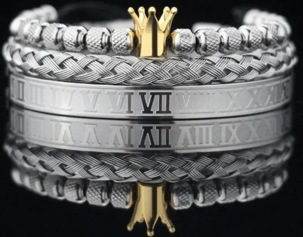 Bracciali Melien in Argento e Oro - Eleganza e Stile Unici KP34408