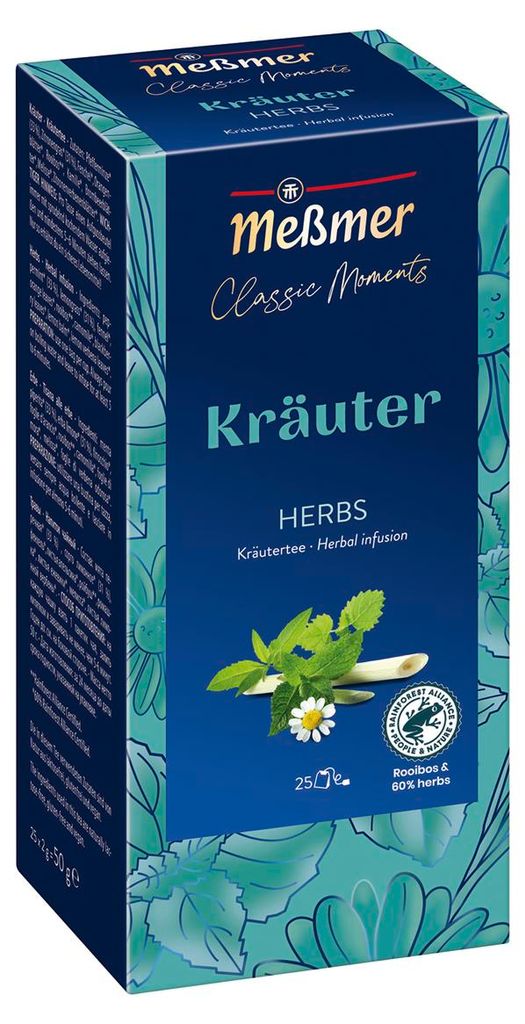 Herbata ziołowa Meßmer Profi Line 6 Herbs Blend 25 torebek Zdjęcie produktu 