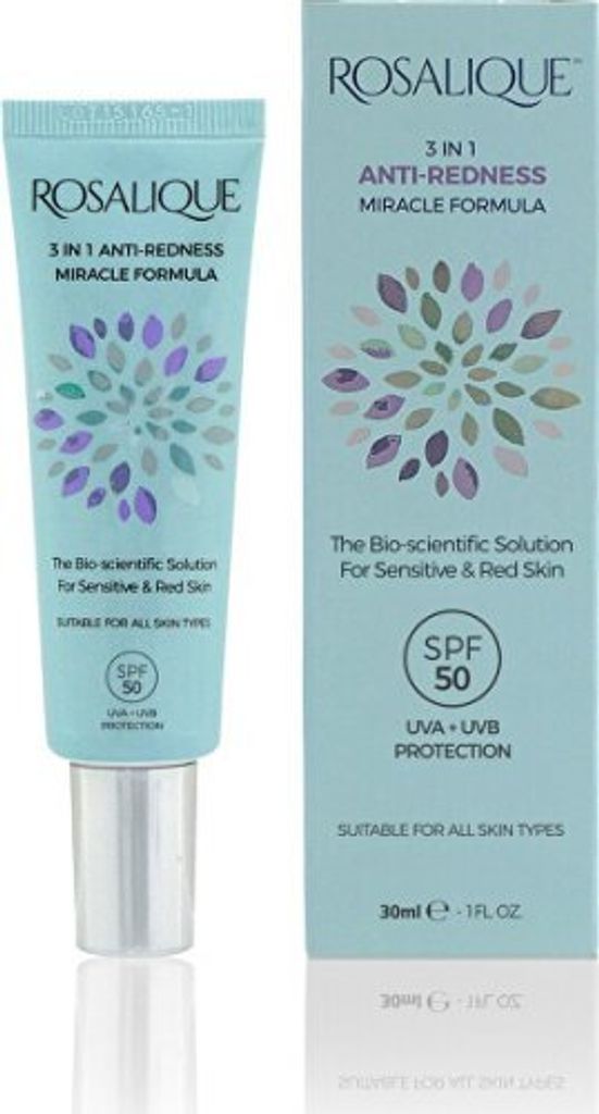 Rosalique 3 In 1 Anti-Redness Miracle Formula Spf50 30ml