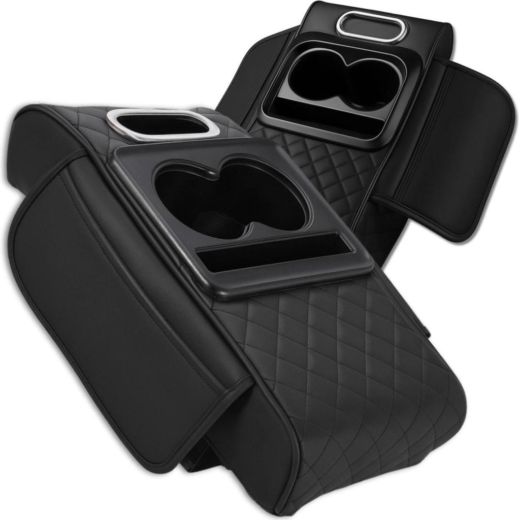 EDIBAZZAR | Auto-Armlehnen-Organizer mit Getränkehaltern Produktbild 