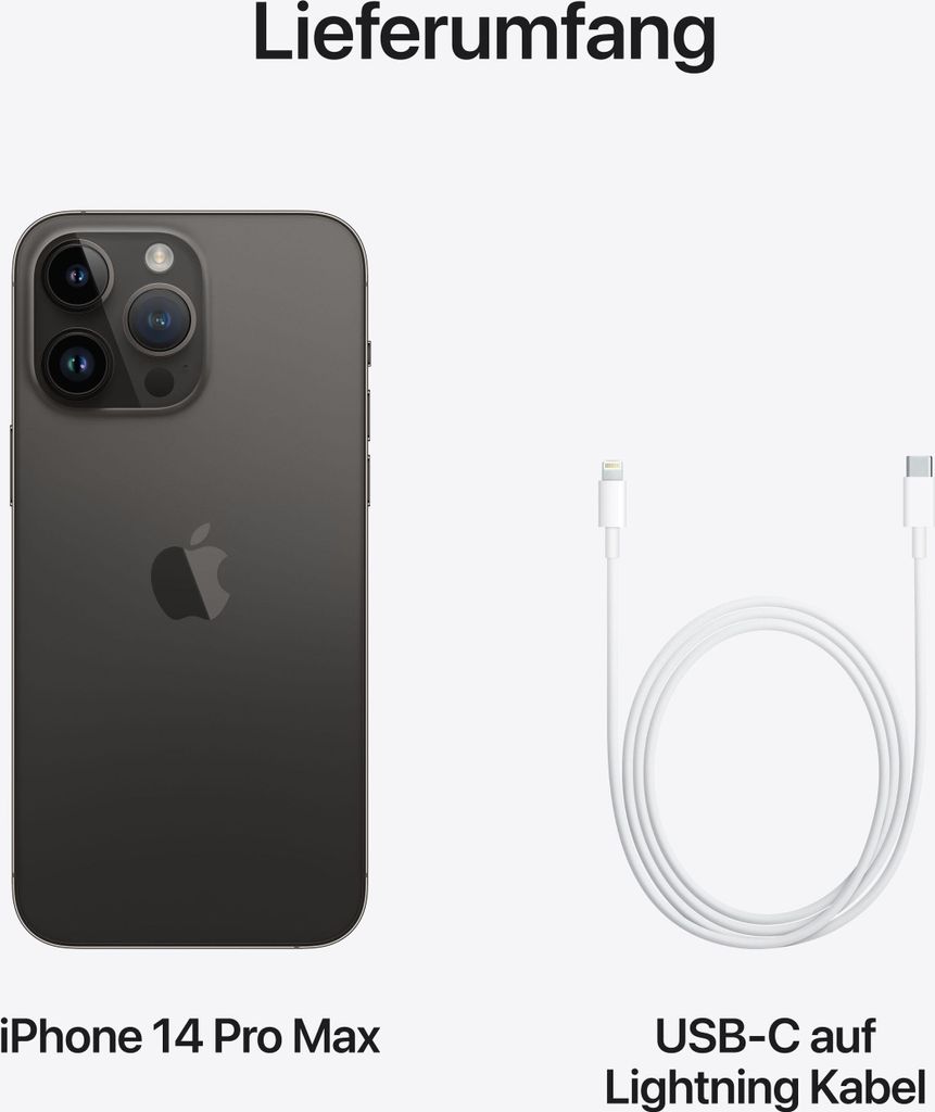 Apple iPhone 14 Pro Max 128GB Space Black Produktbild 10