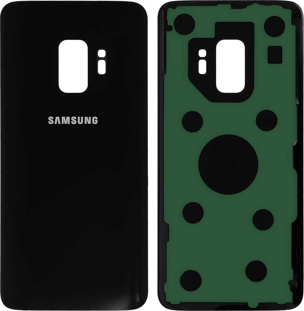 Ersatzteil Akkudeckel, neue Rückseite für Samsung Galaxy S9 – Schwarz