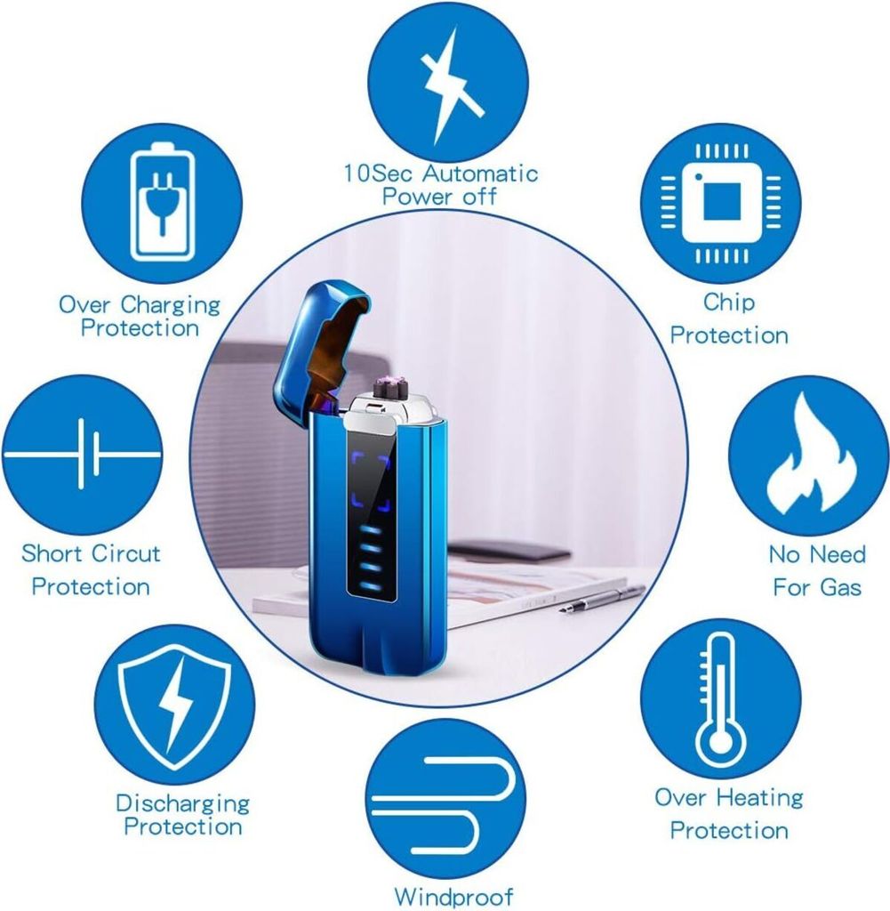 Elektrisches Feuerzeug ARC USB Feuerzeug Touch Sensor Produktbild 2