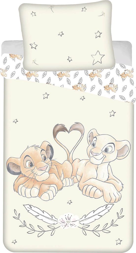 Przytulna bawełniana pościel Lion King Design, 140x200 cm i Zdjęcie produktu