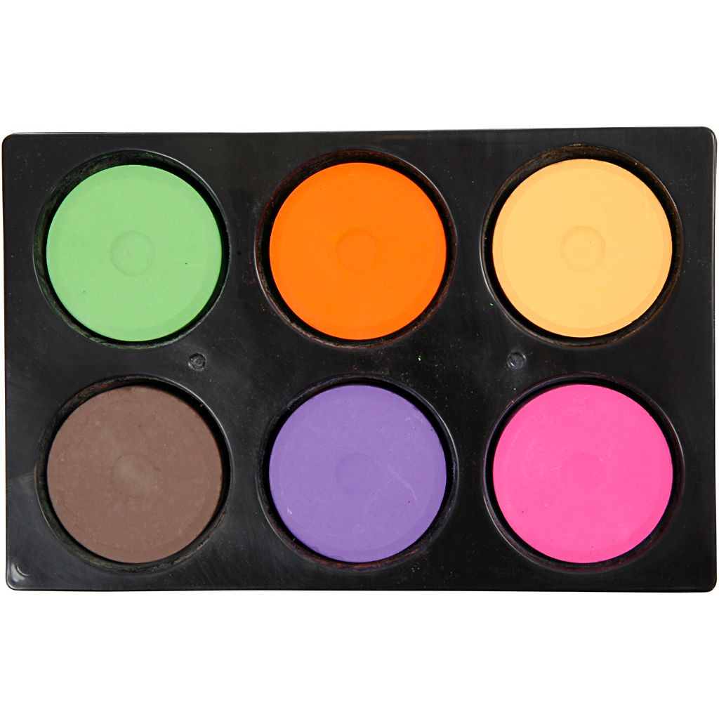 Creativ Company Aquarell, H: 19 mm, T 57 mm, zusätzliche Farben, 1 Box