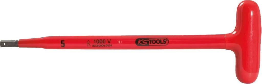 Chiave a T 4mm KS Tools 117.1676 Isolata VDE 1000V - 250mm