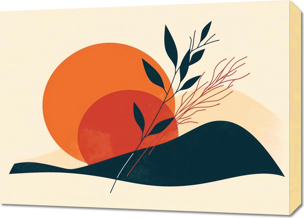 Bild 70x50cm Dämmerung in Stille