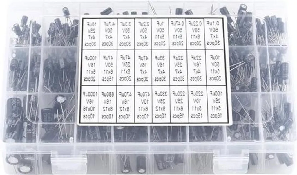 Kit Condensateurs Électrolytiques 540pcs - Finissez-en avec les Pannes de PCB