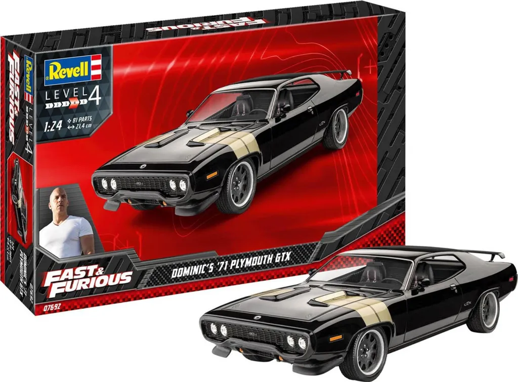 Cadeau Idéal Maquette Fast & Furious Dom Dodge Charger pour Collectionneur