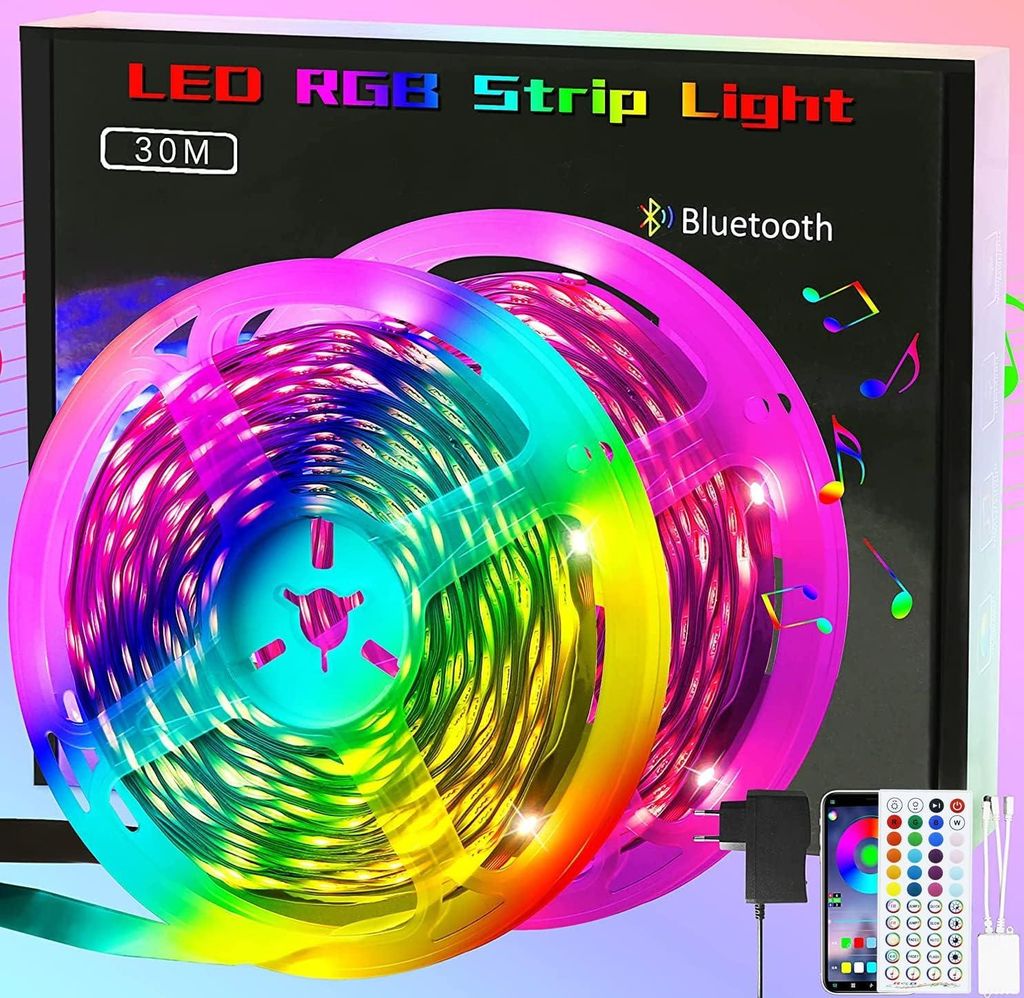 ZMH LED Strip 30m taśma świetlna Smart - taśma LED RGB 16 Zdjęcie produktu 